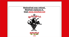 Desktop Screenshot of motionfest.com